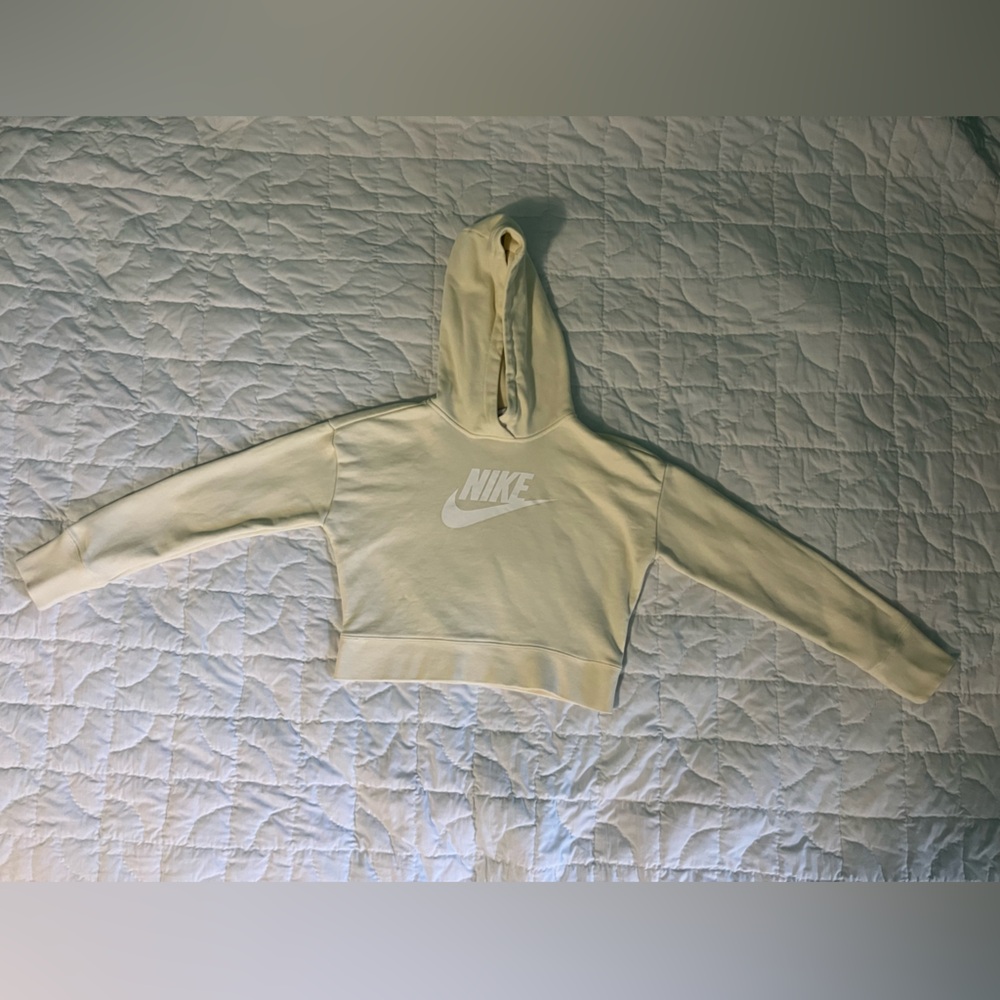 Nike Off-White Cropped Hoodie